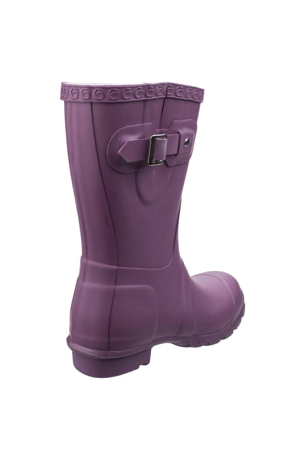 Cotswold Womens/Ladies Windsor Short Waterproof Pull On Rain Boots - Purple - Image 4