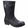 Cotswold Womens/Ladies Windsor Short Waterproof Pull On Rain Boots - Black
