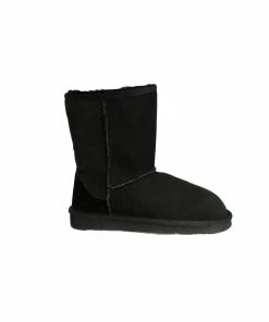 Eastern Counties Leather Womens/Ladies Jodie Sheepskin Short Plain Boots- Black