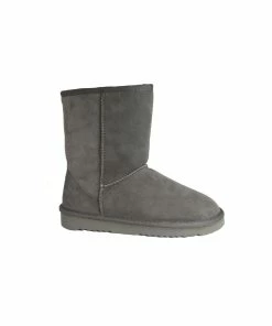 Eastern Counties Leather Womens/Ladies Jodie Sheepskin Short Plain Boots - Gray