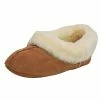 Eastern Counties Leather Womens/Ladies Full Sheepskin Turn Slippers (Chestnut)