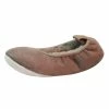 Eastern Counties Leather Womens/Ladies Sheepskin Lined Ballerina Slippers - Mink