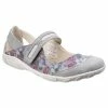 Fleet & Foster Womens/Ladies Floral Elderflower Mary Jane Shoes (Floral)