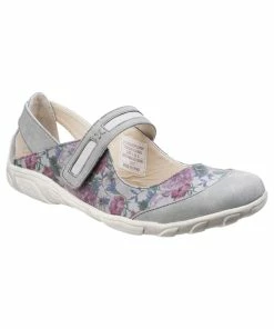 Fleet & Foster Womens/Ladies Floral Elderflower Mary Jane Shoes (Floral)