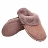 Eastern Counties Leather Womens/Ladies Sheepskin Lined Mule Slippers- Mink