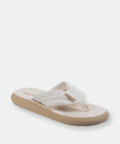 Rocket Dog Womens/Ladies Sunset Slip On Sandals (Double Cream)