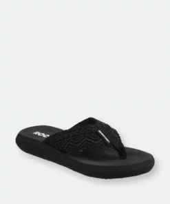 Rocket Dog Womens/Ladies Spotlight Slip On Sandals (Black)