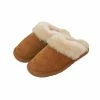 Eastern Counties Leather Womens/Ladies Sheepskin Lined Mule Slippers- Chestnut