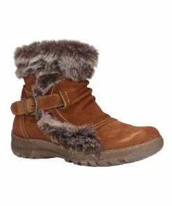 Fleet & Foster Womens/Ladies Ginny Suede Ankle Boot (Tan)