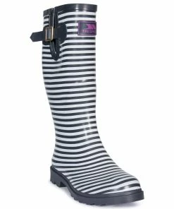 TRESPASS Womens/Ladies Samira Wellington Boots - Navy Stripe