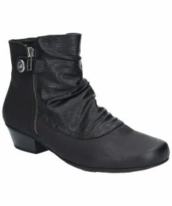 Fleet & Foster Womens/Ladies Jordie Zip Boot - Black