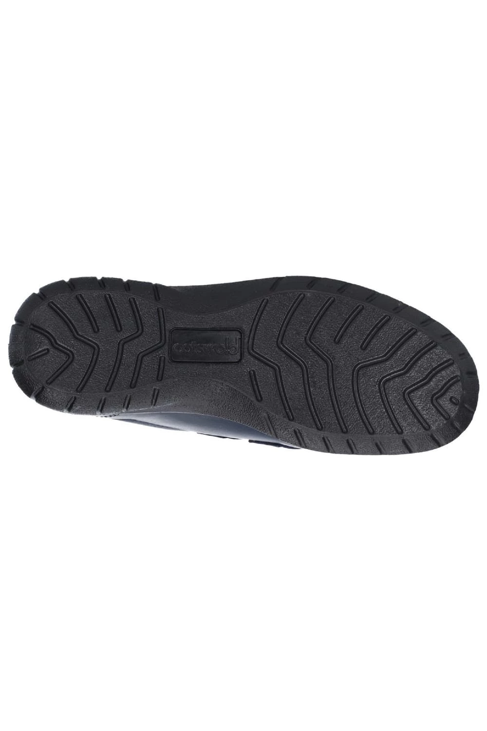 Cotswold Womens/Ladies Haythrop Touch Fastening Leather Shoes - Navy/Brown - Image 3