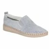 Fleet & Foster Womens/Ladies Tulip Leather Slip On Shoe - Gray