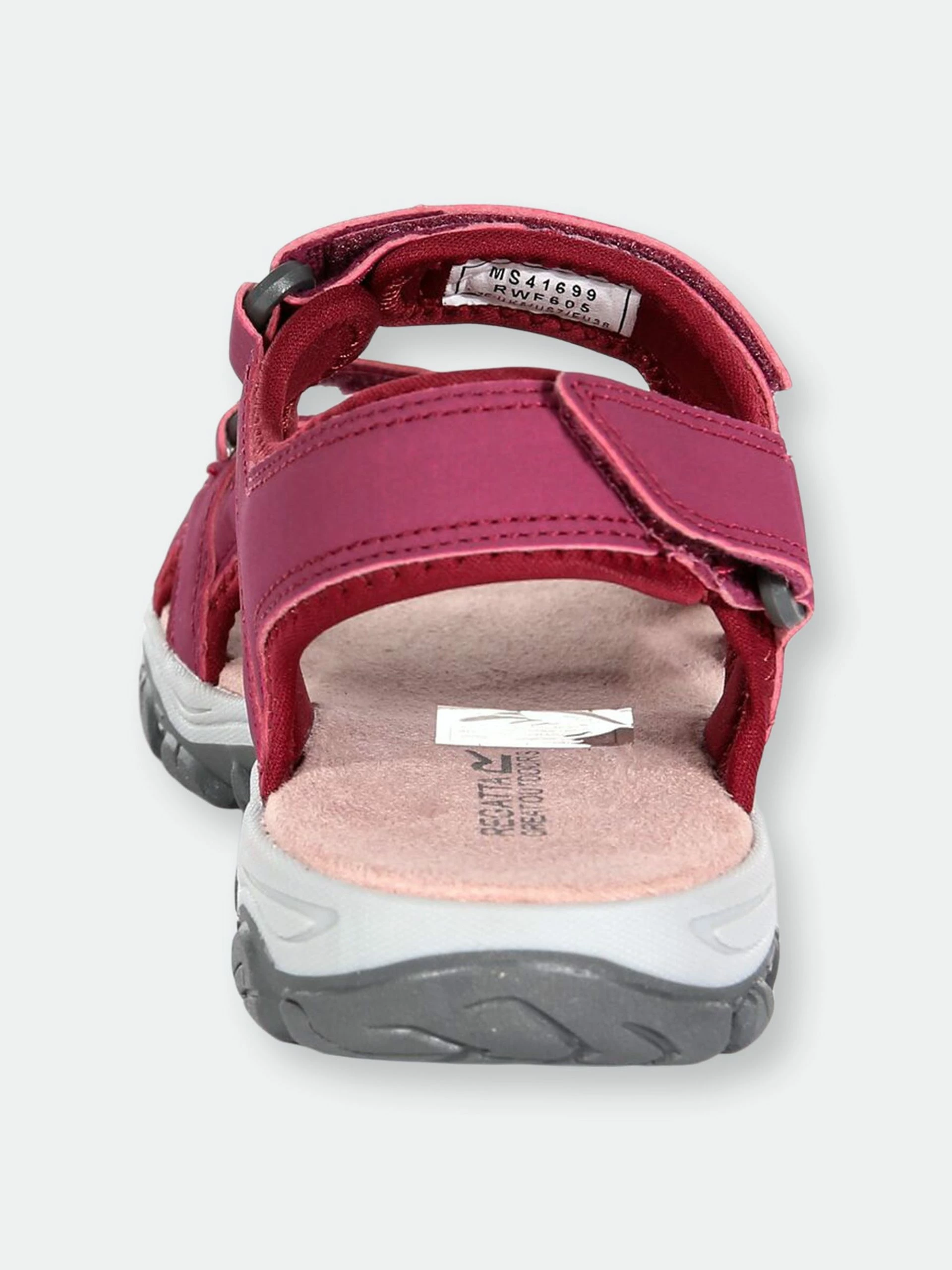 Regatta Womens/Ladies Holcombe Vent Sandals - Beetroot/Mellow Rose - Image 5