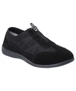 Fleet & Foster Womens/Ladies Mombassa Comfort Shoe - Black