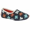 Sleepers Womens/Ladies Gracie Floral Memory Foam Slippers (Multicolored)