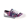 Rocket Dog Womens/Ladies Jazzin Canvas Aloe Lace Up Sneaker (Multicolored)