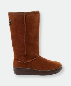 Rocket Dog Sugardaddy Womens/Ladies Leather Pull On Boot (Chestnut)