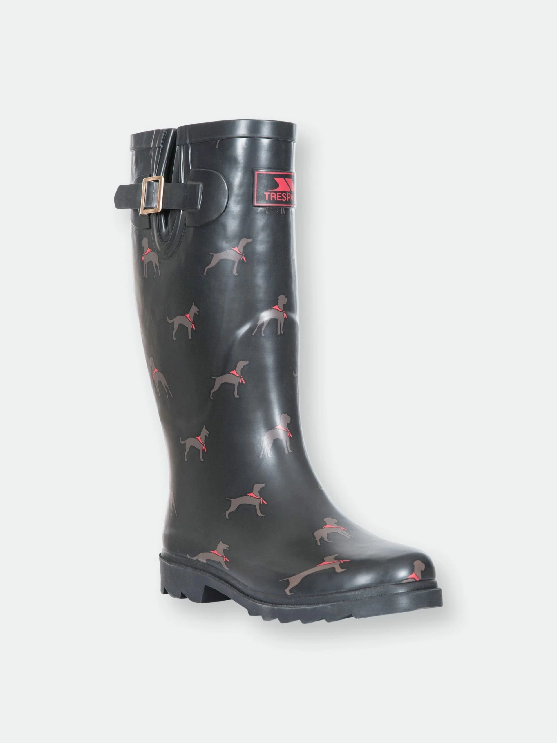 TRESPASS Womens/Ladies Samira Wellington Boots (Dog Print)