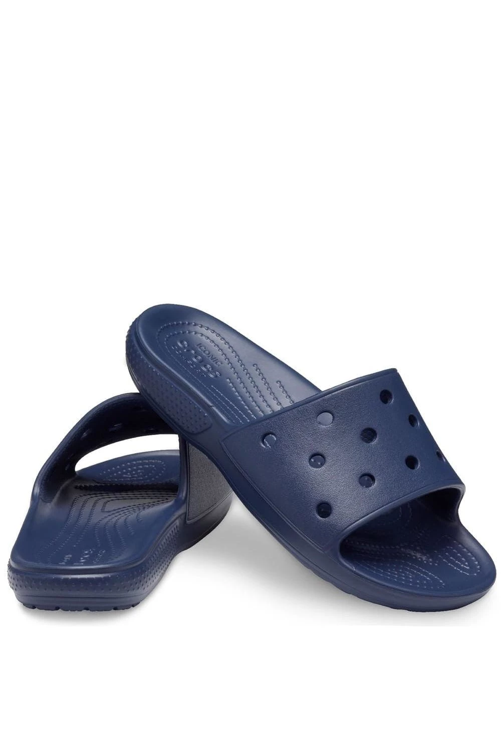 Crocs Unisex Adult Classic Sliders - Navy - Image 4