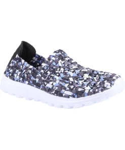 Fleet & Foster Womens/Ladies Sharon Casual Sneakers - Blue
