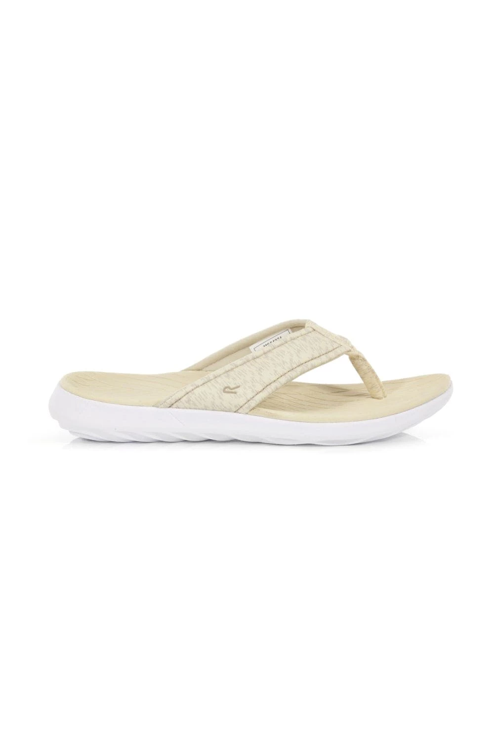 Regatta Womens Belle Flip Flops - Nutmeg/White - Image 3