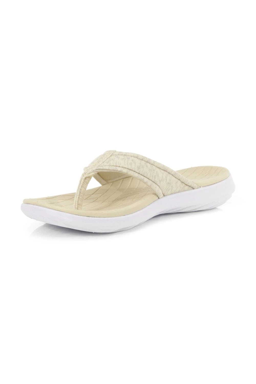 Regatta Womens Belle Flip Flops - Nutmeg/White - Image 2