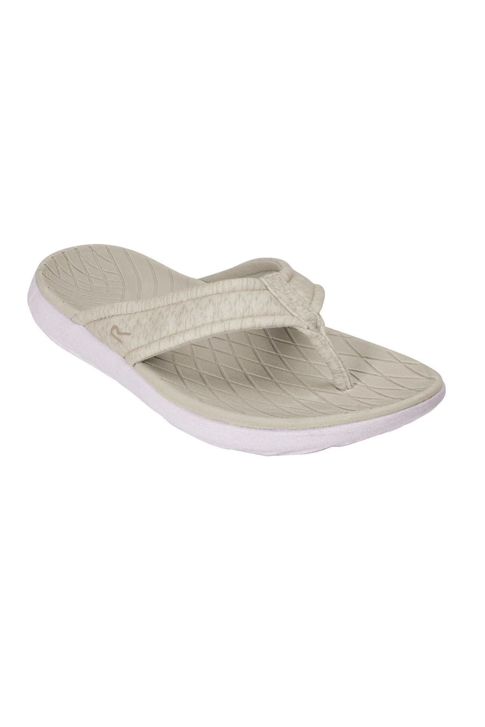 Regatta Womens Belle Flip Flops - Nutmeg/White