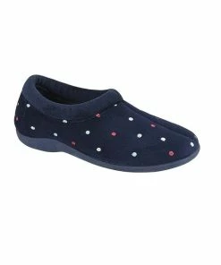 Sleepers Womens/Ladies Sophie Slippers (Navy)