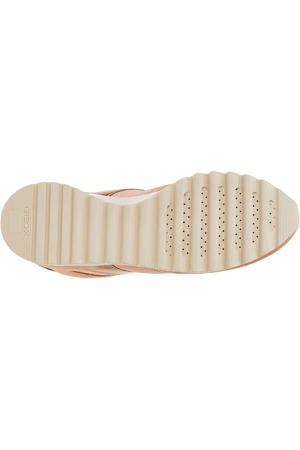 Geox Womens/Ladies Tabelya Leather Sneakers - Peach - Image 5