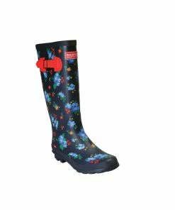 Regatta Womens/Ladies Ly Fairweather II Tall Durable Wellington Boots - Navy/Red