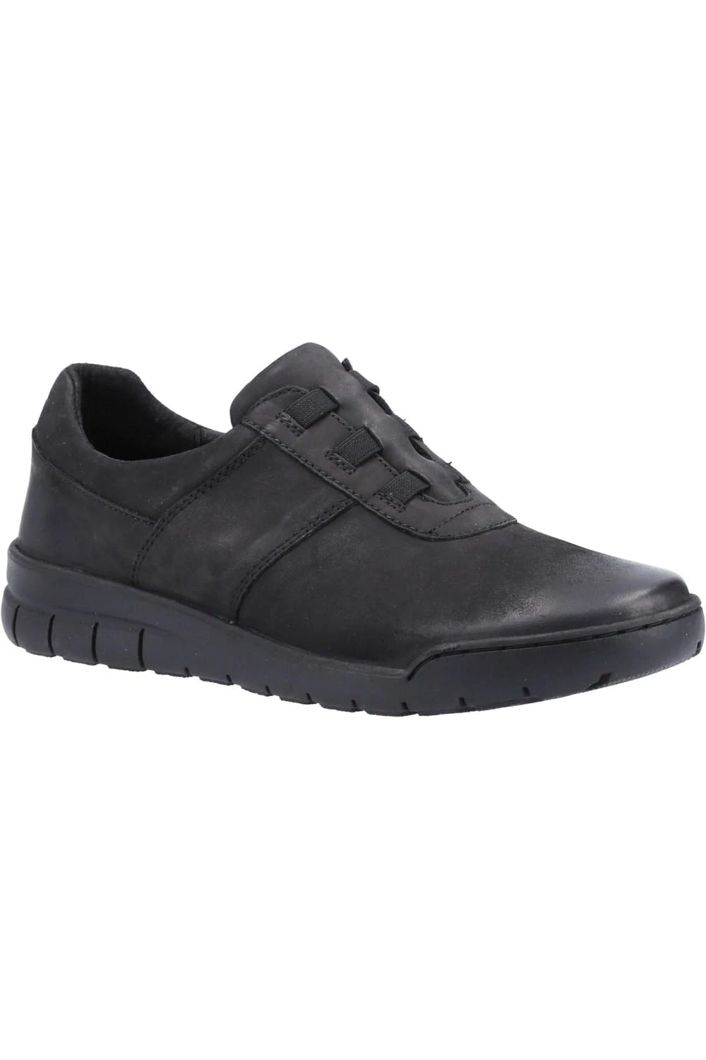 Fleet & Foster Womens/Ladies Cristianos Leather Sneakers (Black)