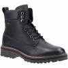 Cotswold Womens/Ladies Chipping Lace Leather Ankle Boots - Black