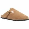Cotswold Womens/Ladies Ruspidge Suede Slippers - Cognac