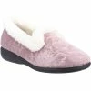 Fleet & Foster Womens/Ladies Adelaide Memory Foam Slippers - Pink
