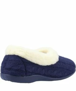 Fleet & Foster Womens/Ladies Sarina Slippers - Navy