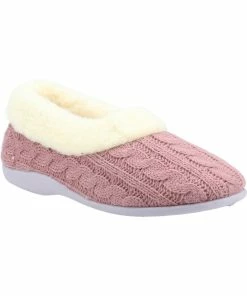 Fleet & Foster Womens/Ladies Sarina Slippers - Dark Pink