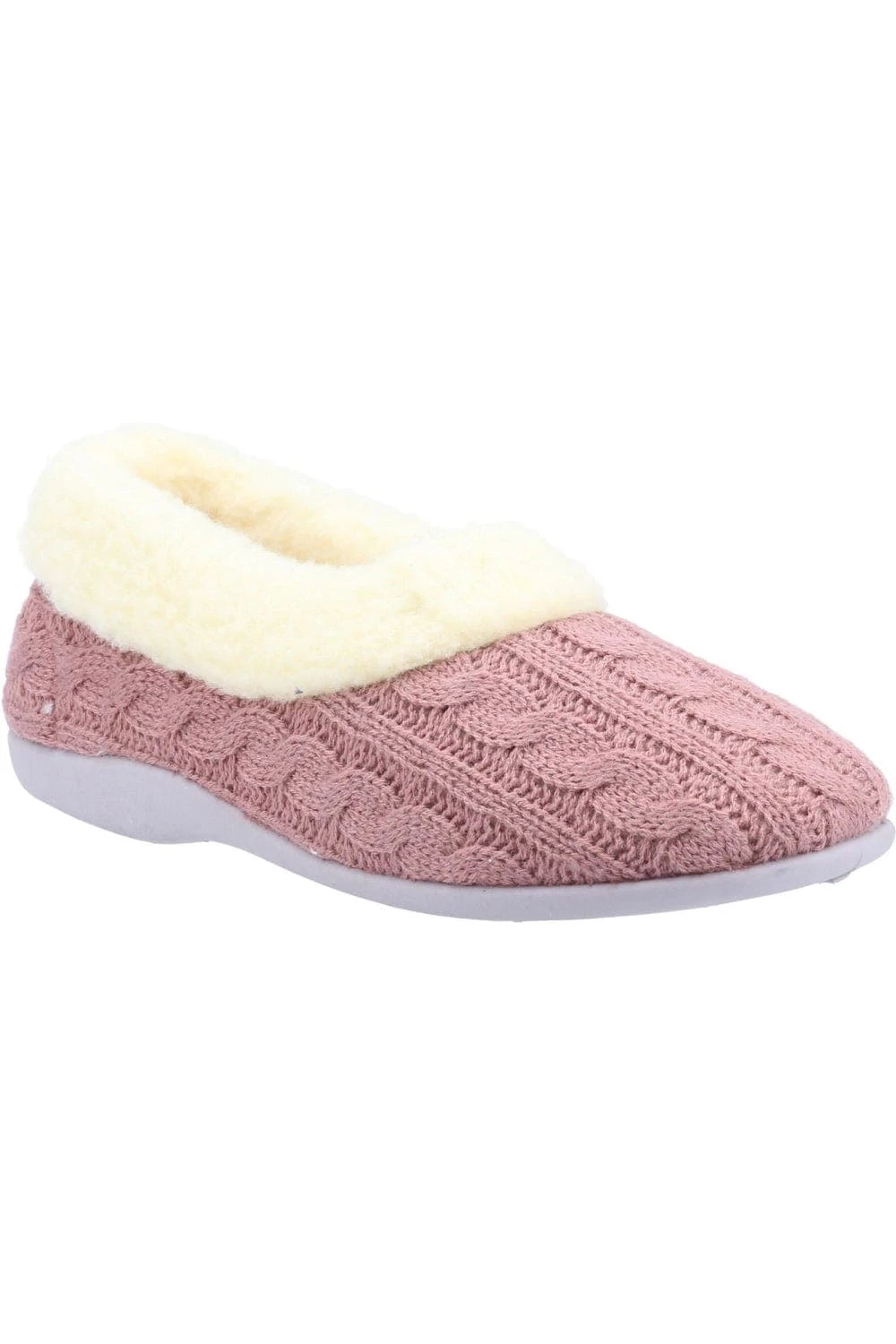 Fleet & Foster Womens/Ladies Sarina Slippers - Dark Pink