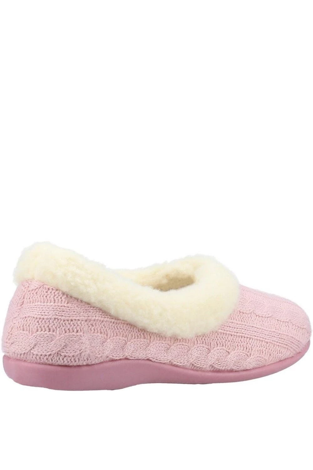 Fleet & Foster Womens/Ladies Sarina Slippers - Dark Pink - Image 2