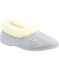 Fleet & Foster Womens/Ladies Sarina Slippers - Gray