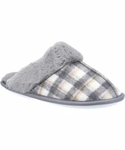 Fleet & Foster Womens/Ladies Neath Slippers - Gray