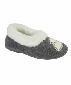 Sleepers Womens/Ladies Sheep Faux Fur Slippers
