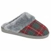 Sleepers Womens/Ladies Leyla Checked Slippers