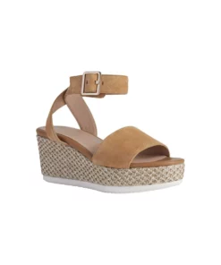 Geox Womens/Ladies Lipari Suede Wedge Sandals