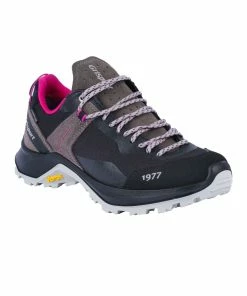 Grisport Womens/Ladies Trident Suede Walking Shoes - Gray/Black