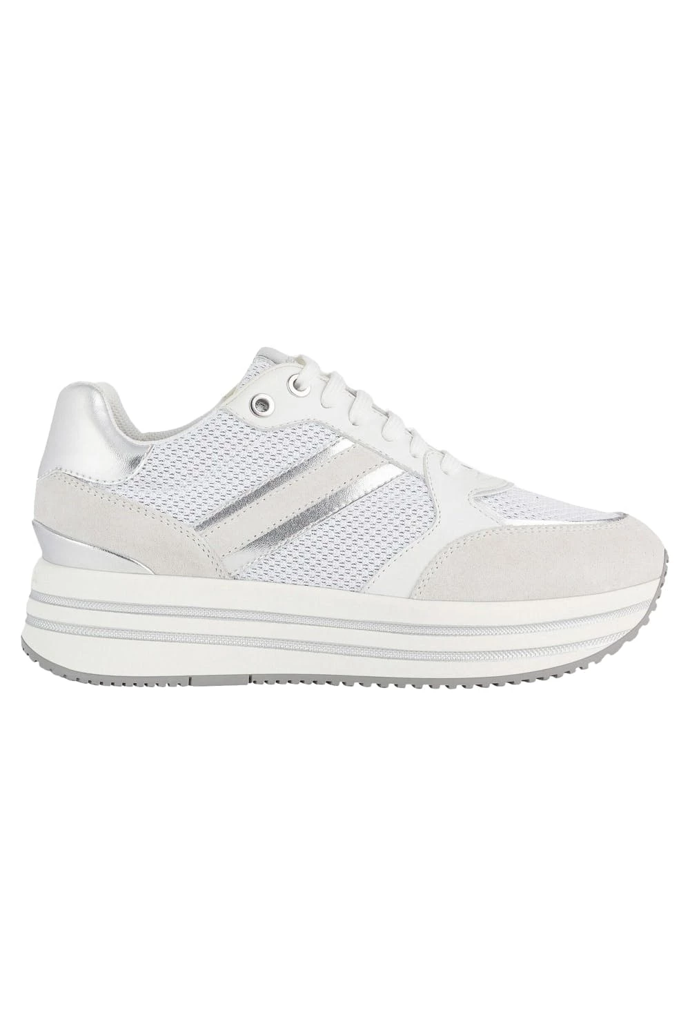 Geox Womens/Ladies Kency Suede Sneakers - Image 2