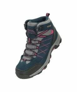 Mountain Warehouse Mens/Ladies Rapid Waterproof Suede Walking Boots - Navy