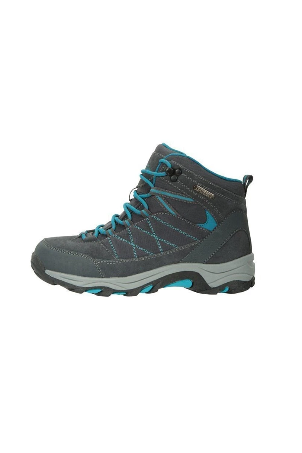 Mountain Warehouse Mens Rapid Waterproof Suede Walking Boots - Gray - Image 3