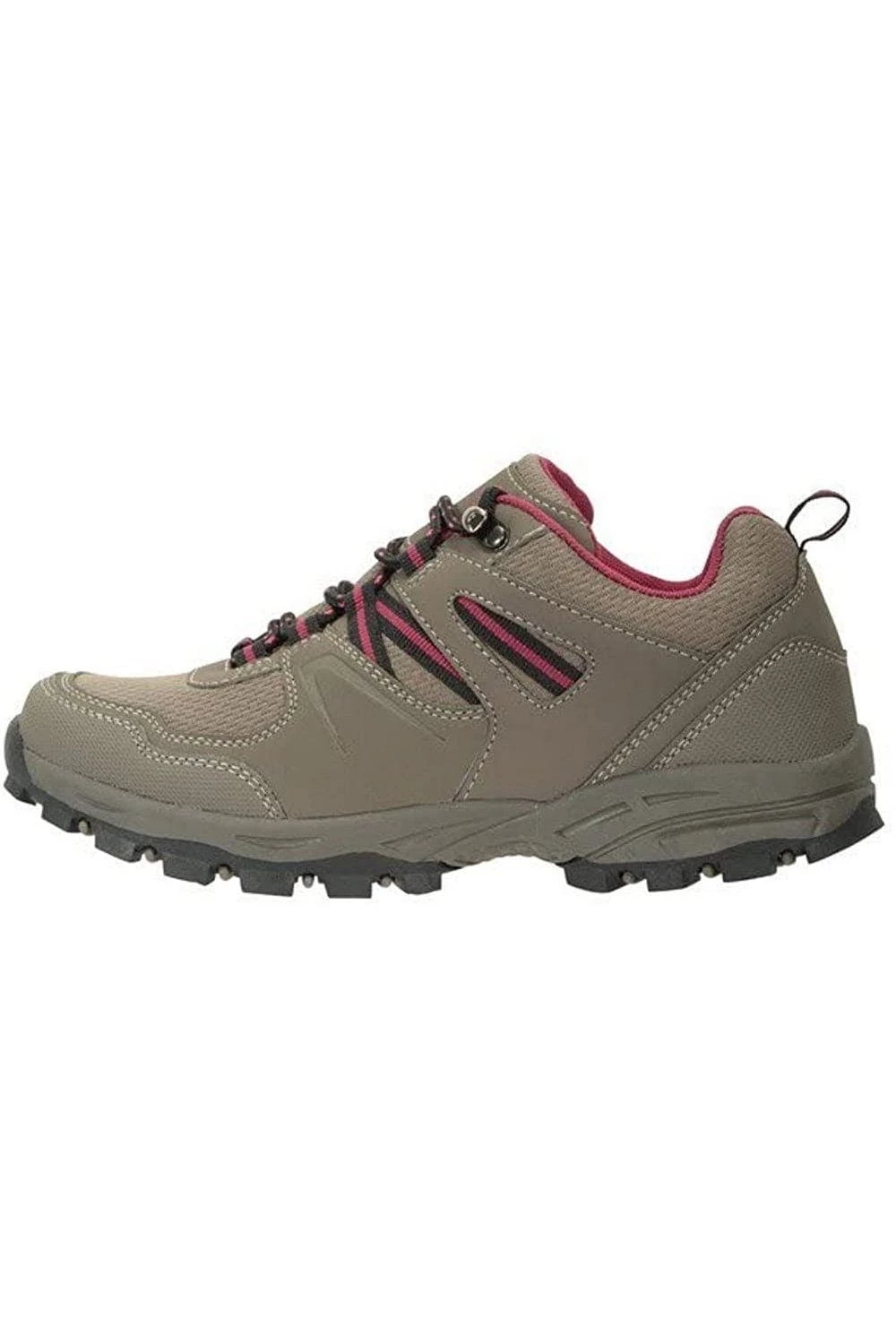Mountain Warehouse Mens/Ladies Mcleod Wide Walking Shoes - Light Brown - Image 2
