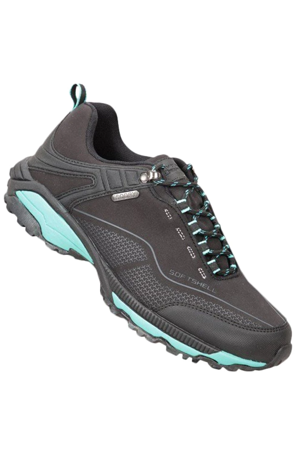 Mountain Warehouse Mens/Ladies Collie Waterproof Walking Shoes - Black